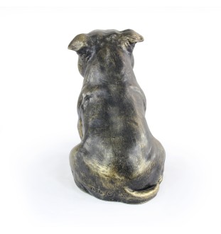 Staffordshire Bull Terrier figurka siedząca z żywicy Art-Dog